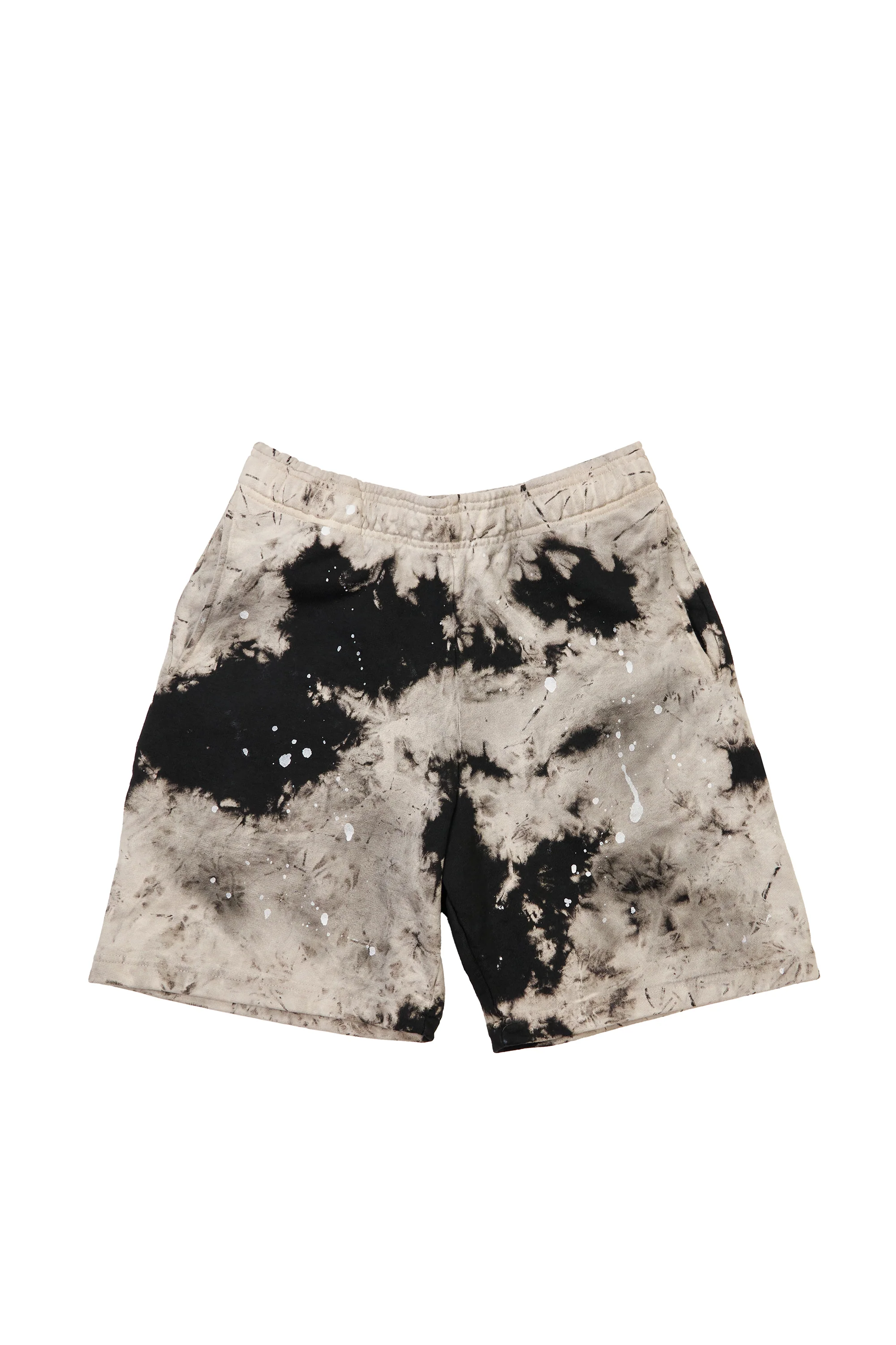Black Marble Wash Shorts - Image 4