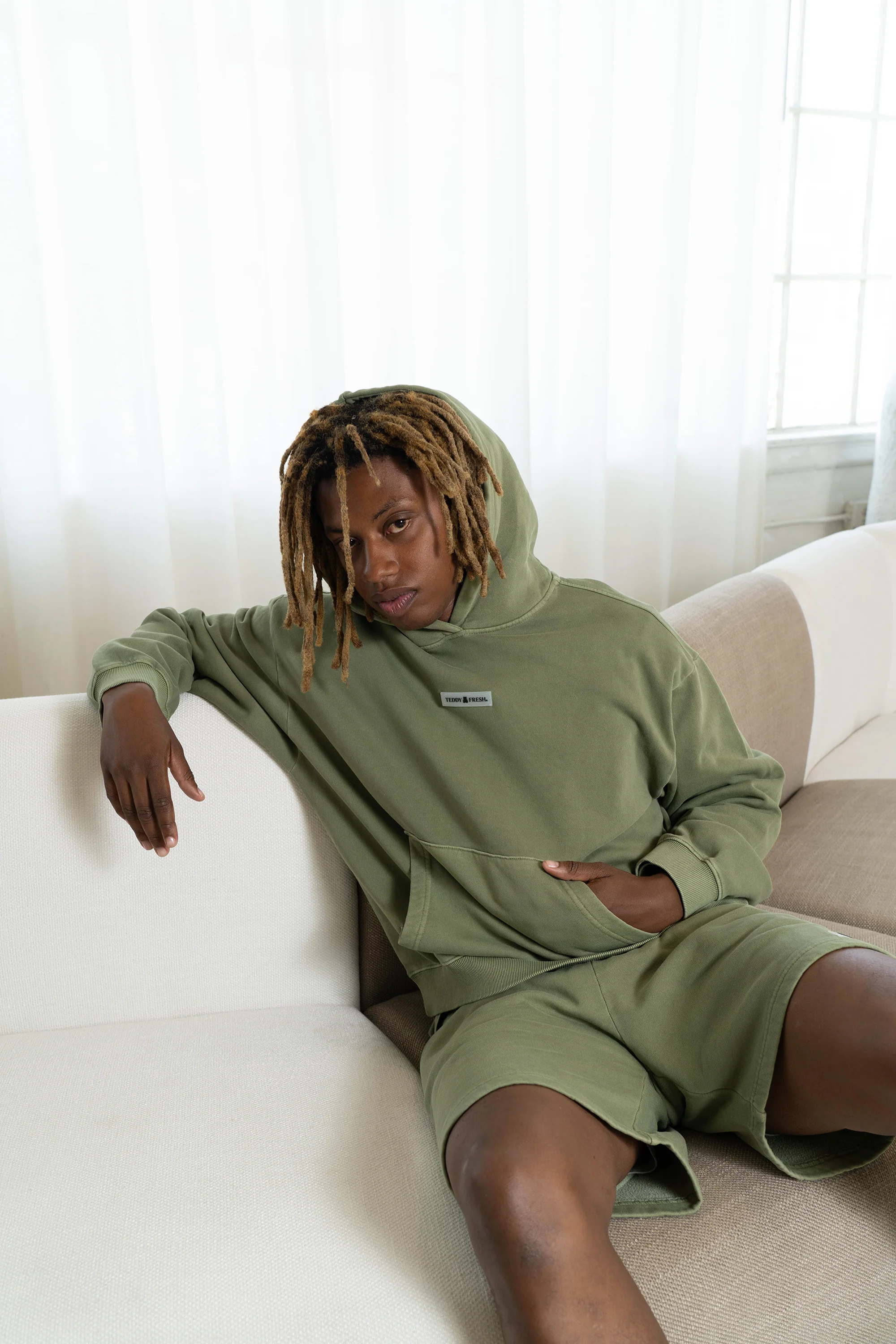Classic Washed Fleece Shorts 6 1/2" - Image 20