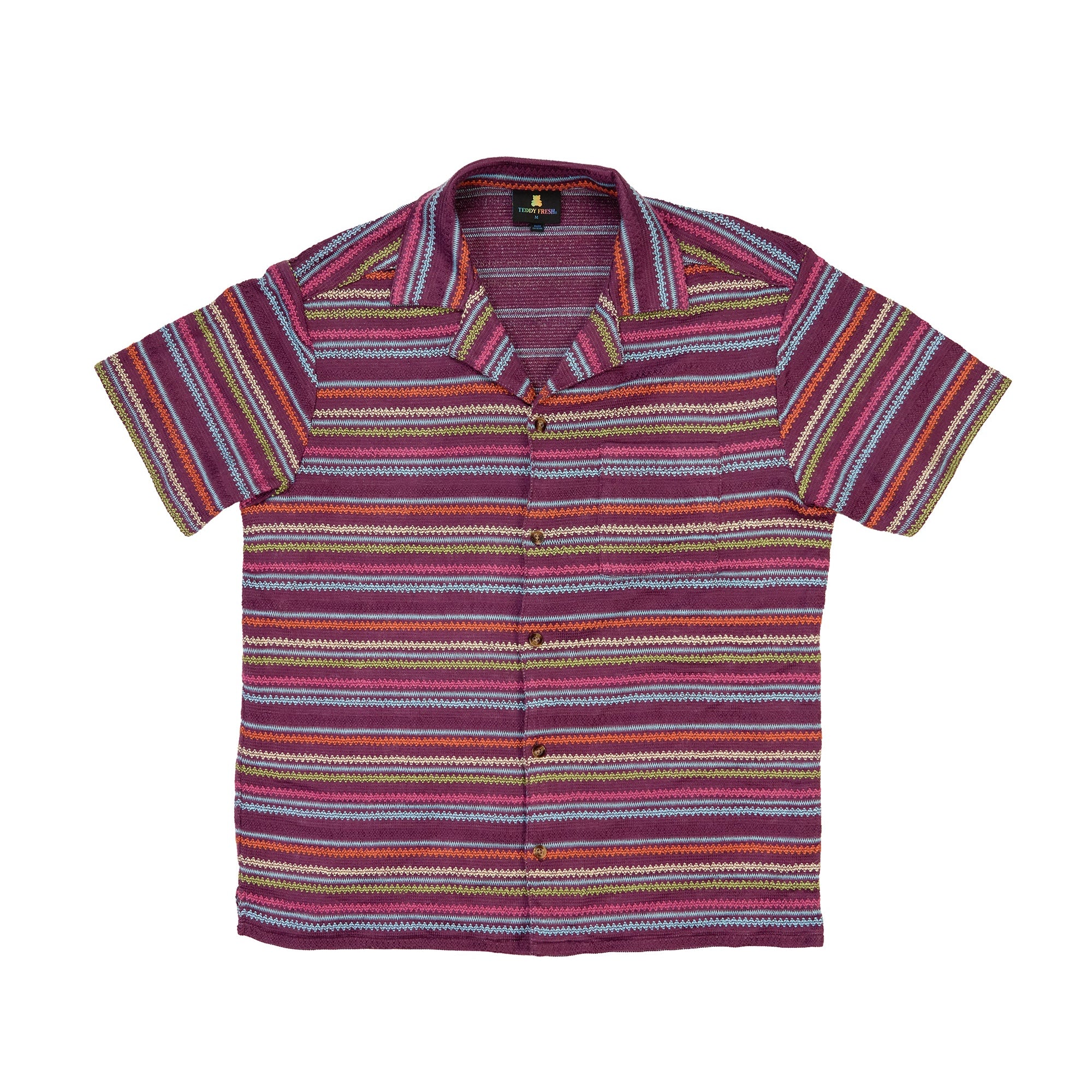 Knit Stripe Camp Shirt - Image 3