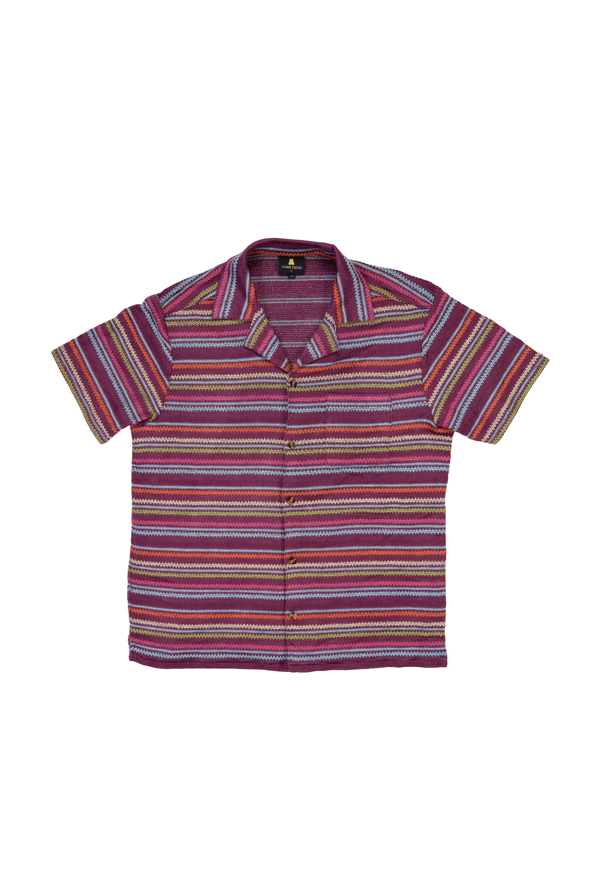 Knit Stripe Camp Shirt - Image 4