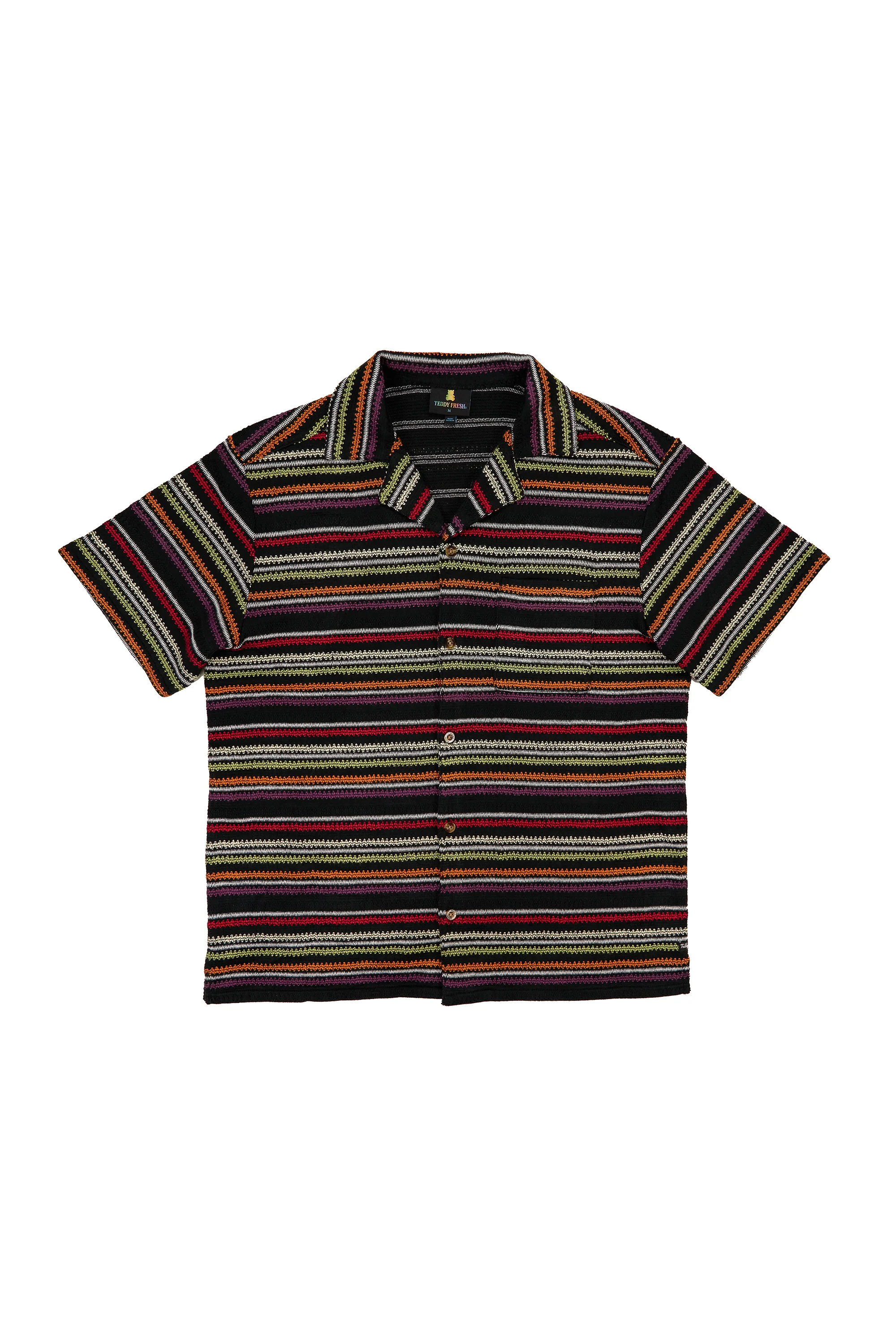 Knit Stripe Camp Shirt - Image 5