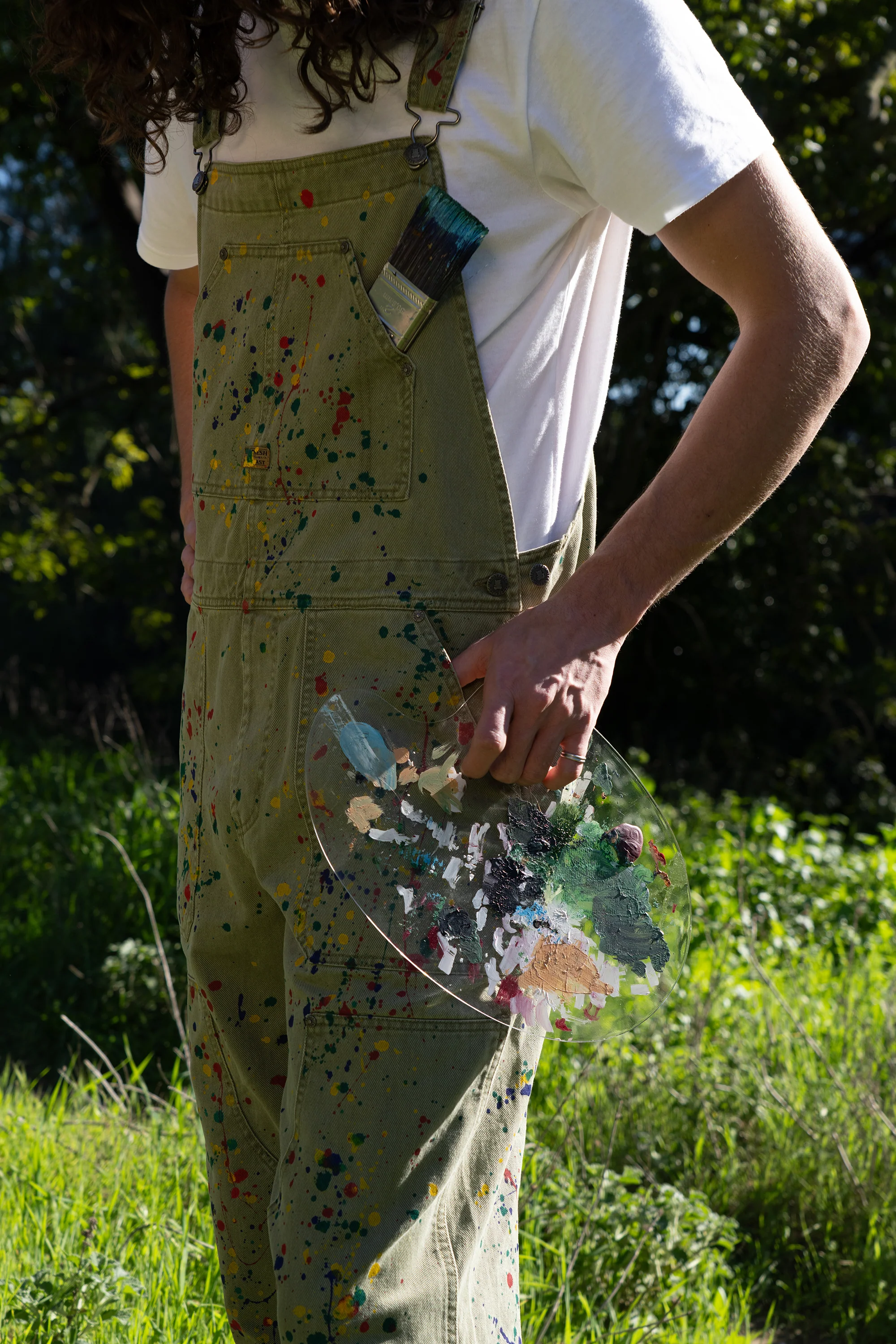 Paint Splatter Studio Overalls - Image 4