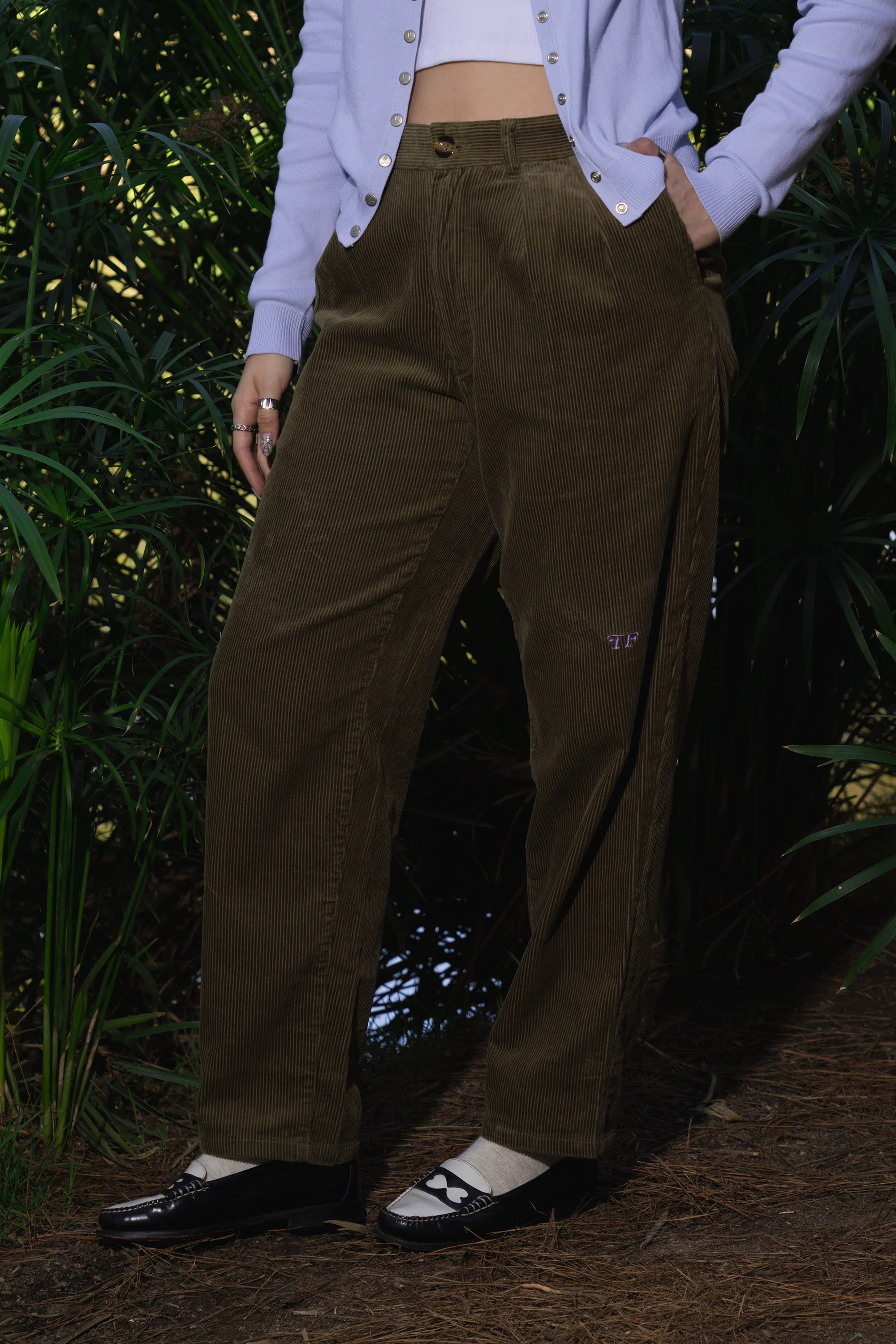 Pleated Corduroy Pant - Image 11