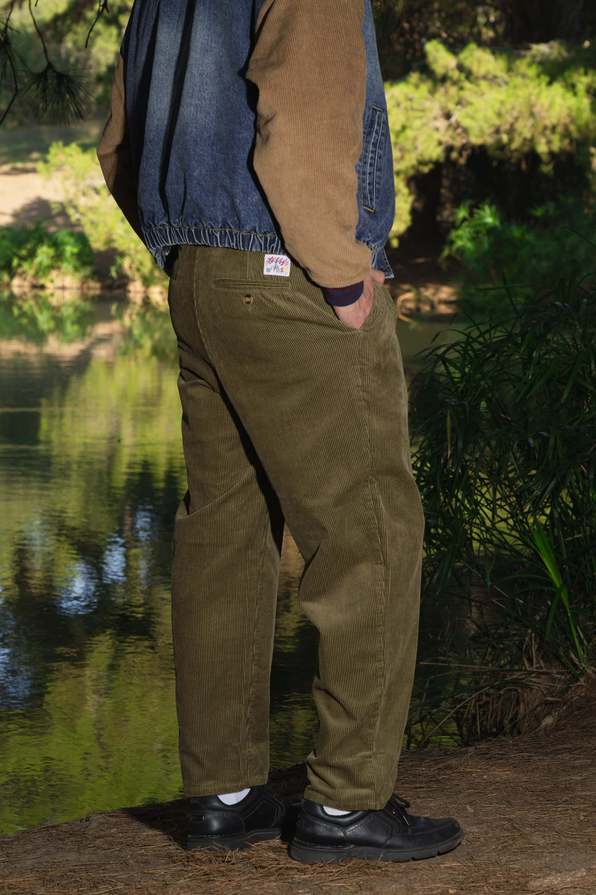 Pleated Corduroy Pant - Image 8