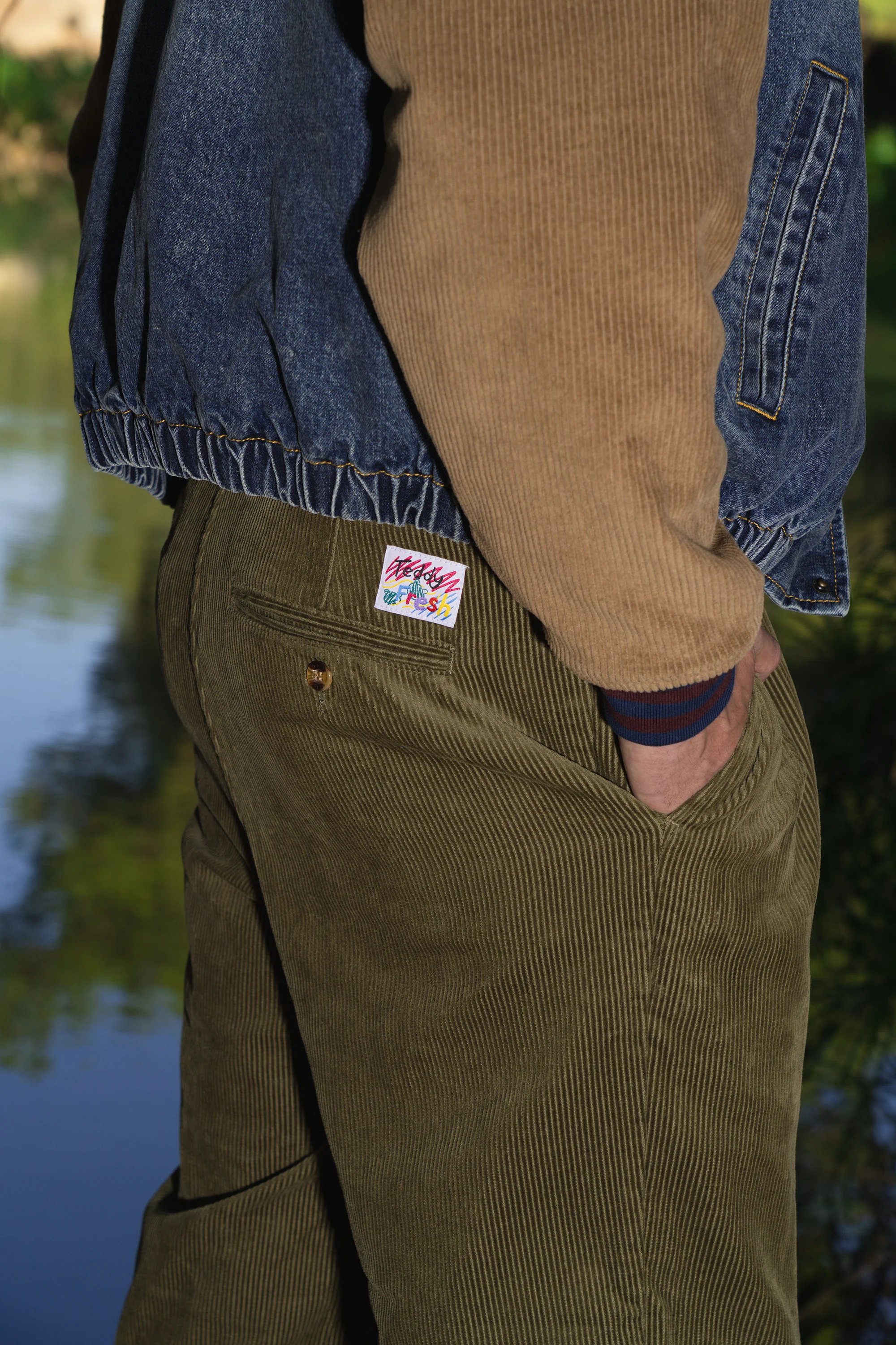 Pleated Corduroy Pant - Image 9