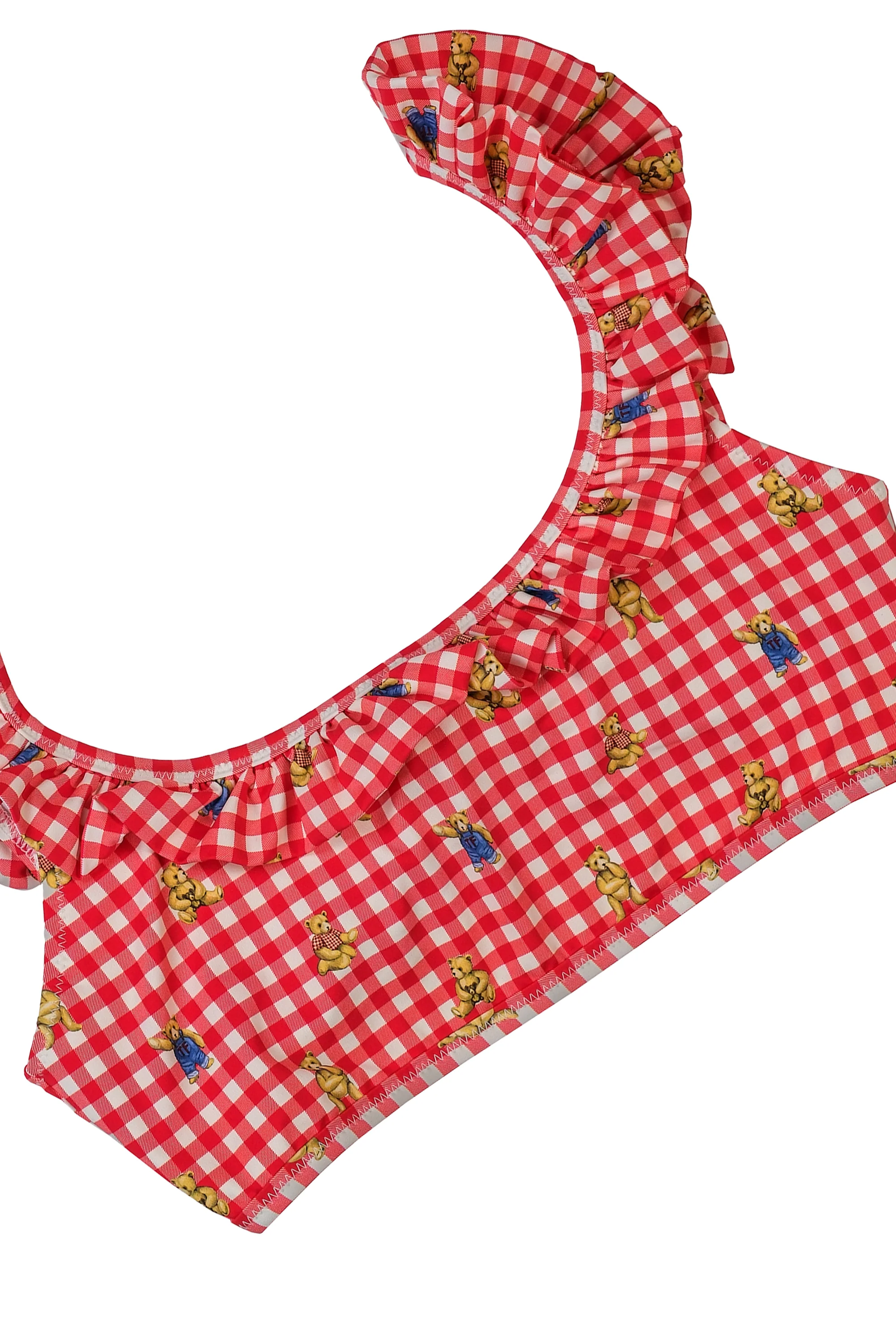 Vintage Plaid Bikini Top - Image 6